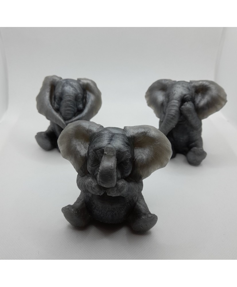 lot de 3 éléphant